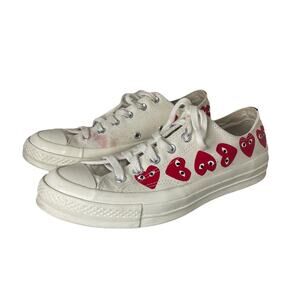 PLAY Comme Des Garçons x Chuck Taylor Converse All Star Low Top 7 Men / 9 Women